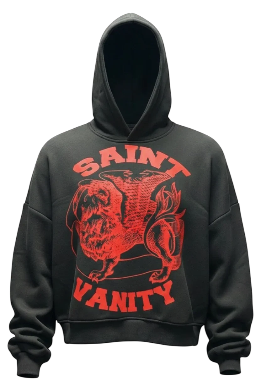 BLACK & RED GRIFFIN HOODIE