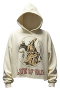 CREAM LIFE OF VAIN HOODIE