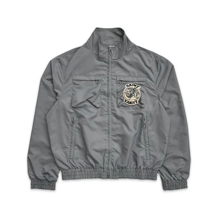 Saint Vanity Nylon Cargo Jacket “Grey”
